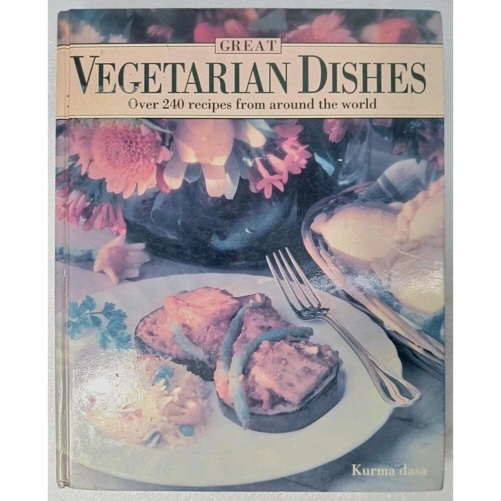 1990 First Edition Vegetarian Cookbook: Kurma Dasa, Hare Krishna Recipes